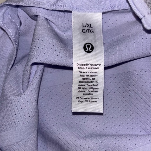 Lululemon Fast Free Running Hat WovenAir Lavender L/XL Lightweight Athletic NWT main image 5